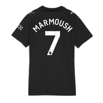 Billige Fotballdrakt Manchester City Omar Marmoush #7 Replika Bortedrakt Dame 2025-26 Kortermet